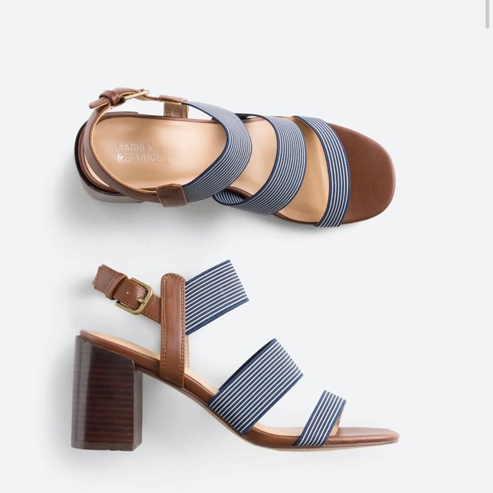 Sundance Blue Bonaire Woven Leather Size 8 - 23